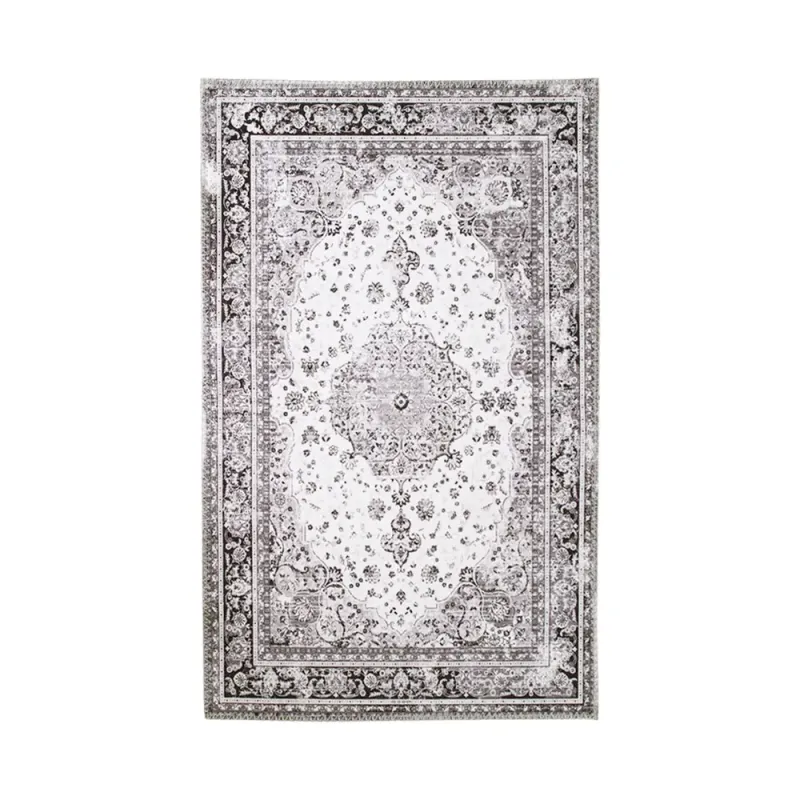 Tæppe   Sort Hvid 160x230 Cm 3981250