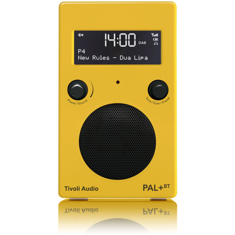 Tivoli Audio Classic Pal Bt  Yellow Dab Fm Radio Med Bluetooth