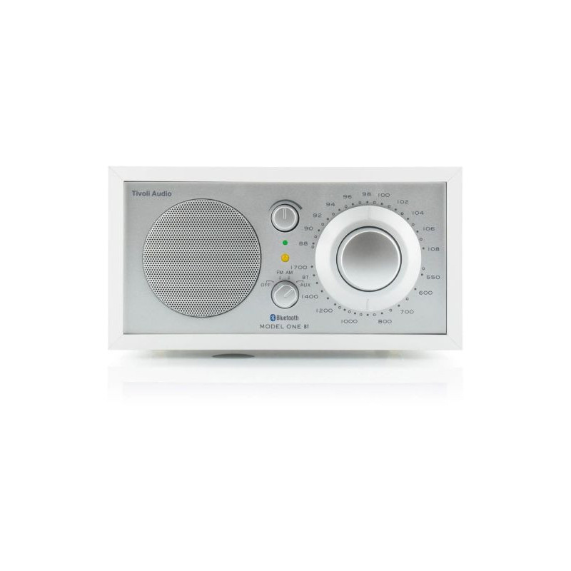 Tivoli Audio Model One Bt  White Silver Fm Am Radio Med Bluetooth