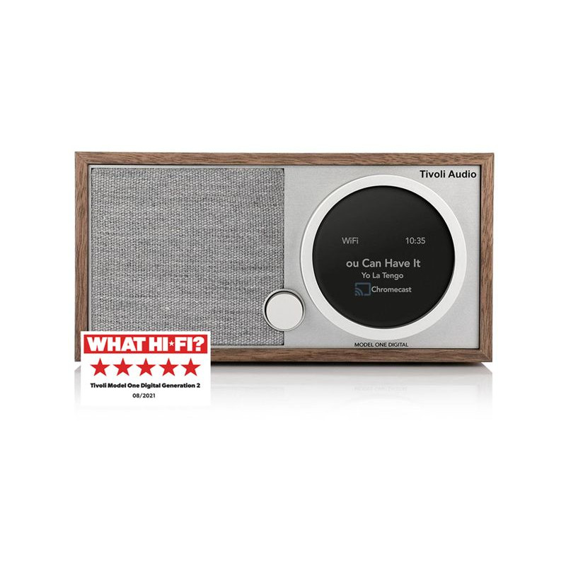 Tivoli Audio Model One Digital  Gen2  Walnut Grey Dab Fm Radio Med Wi-fi Og Bluetooth