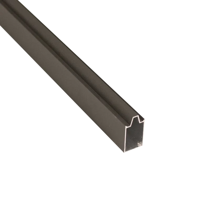 Top Bundskinne Aludesign Sort Inkl  Beslag 211-653