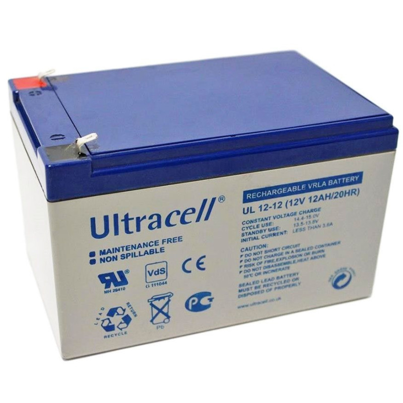 Ultracell Batteri 12v 12ah