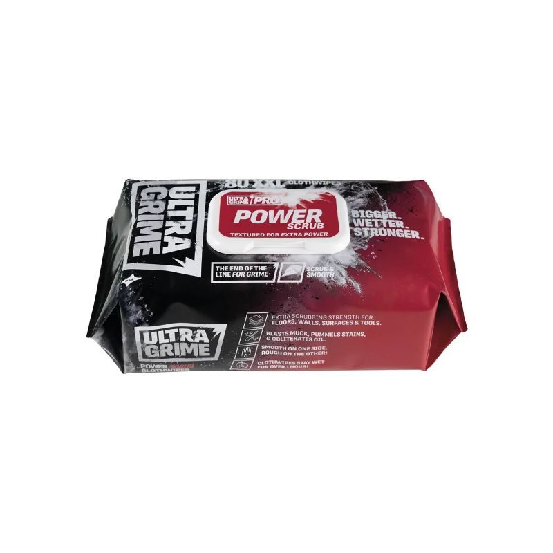 Ultragrime Pro Power Scrub Wipes 2213220