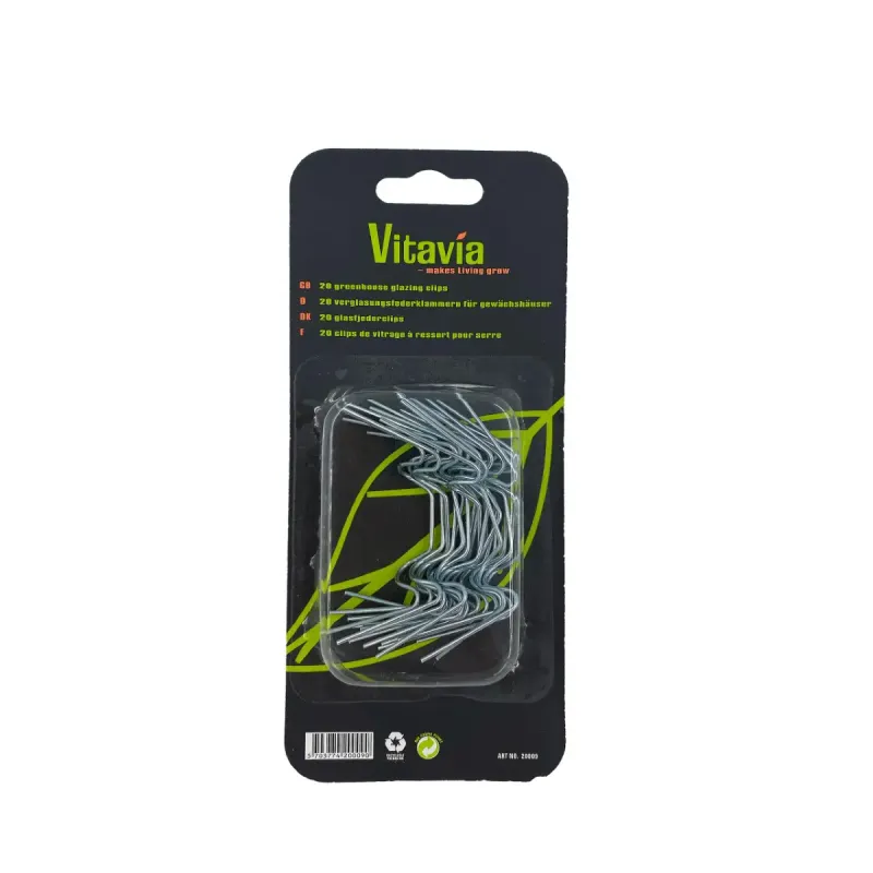 Vitavia Glasclips Blanke 20 Stk