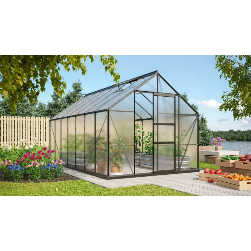 Vitavia Merkur 11500 Sort Drivhus 6mm Poly