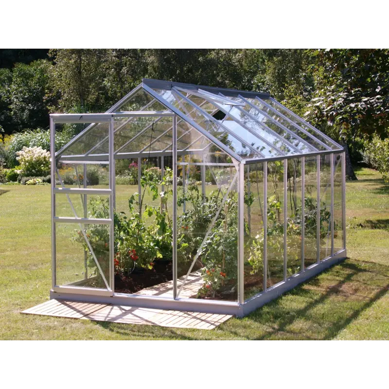 Vitavia Venus 7500 Alu Drivhus 3mm Delt Glas   Sokkel