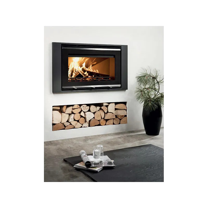 Westfire Pejseindsats Uniq 32 Br-glasfront  Bred Ramme  Brændeovn
