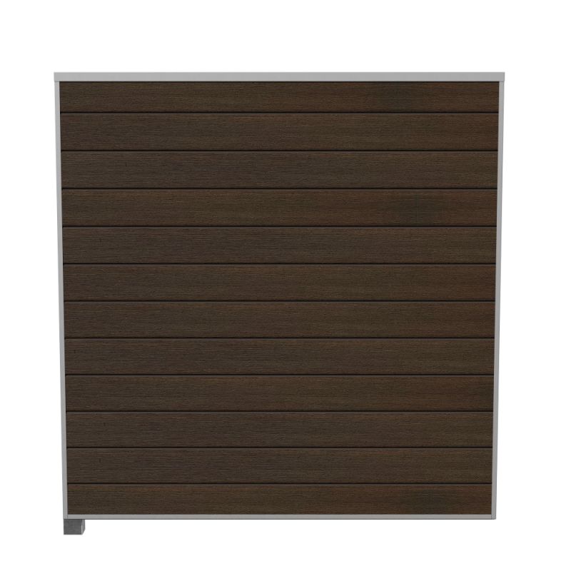 Wimex Fag Livø Prime T180  -profil Wpc Matbrun Galv  Stolpe  -skinne 1800   1893 Mm