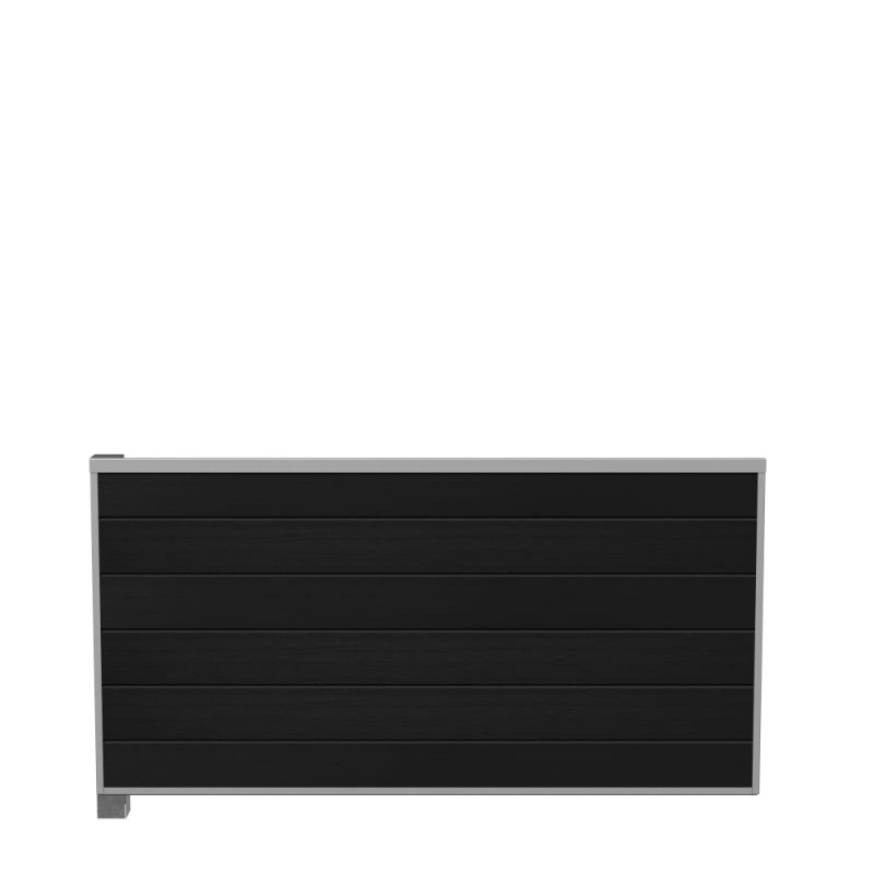 Wimex Fag Livø Prime T90  -profil Wpc Matsort Galv  Stolpe  -skinne 900   1893 Mm