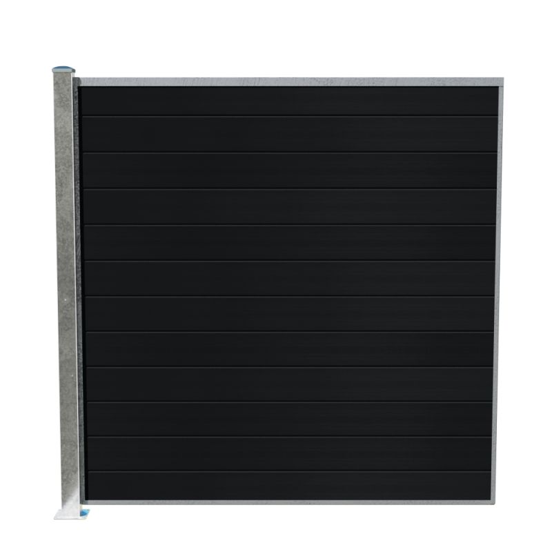 Wimex Fag Livø Prime T180  -profil Wpc Matsort Galv  Stolpe   Fod 1800   1893 Mm