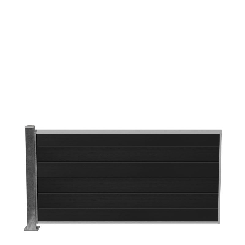 Wimex Fag Livø Prime T90  -profil Wpc Matsort Galv  Stolpe   Fod 900   1893 Mm