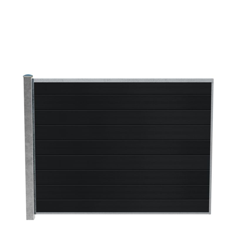 Wimex Fag Livø Prime T140  -profil Wpc Matsort Galv  Stolpe 1400   1893 Mm