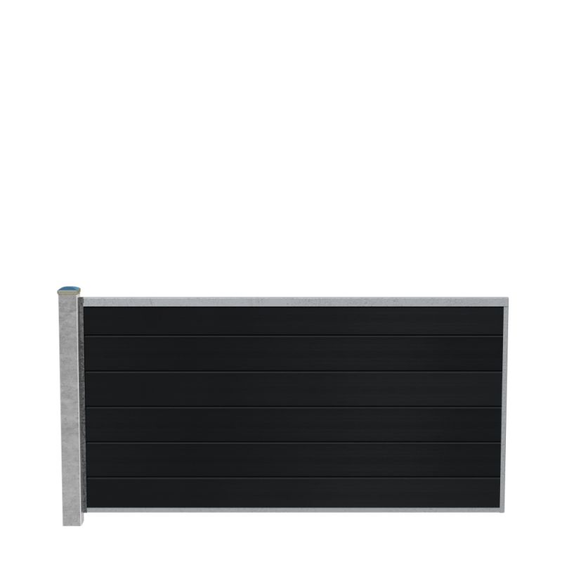 Wimex Fag Livø Prime T90  -profil Wpc Matsort Galv  Stolpe 900   1893 Mm