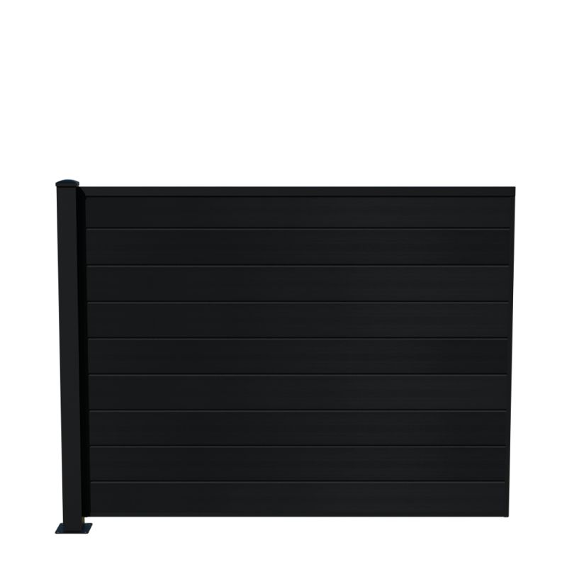 Wimex Fag Livø Prime T140  -profil Wpc Matsort Pulverlak Stolpe    Fod 1400   1893 Mm