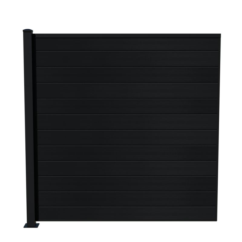 Wimex Fag Livø Prime T180  -profil Wpc Matsort Pulverlak Stolpe    Fod 1800   1893 Mm