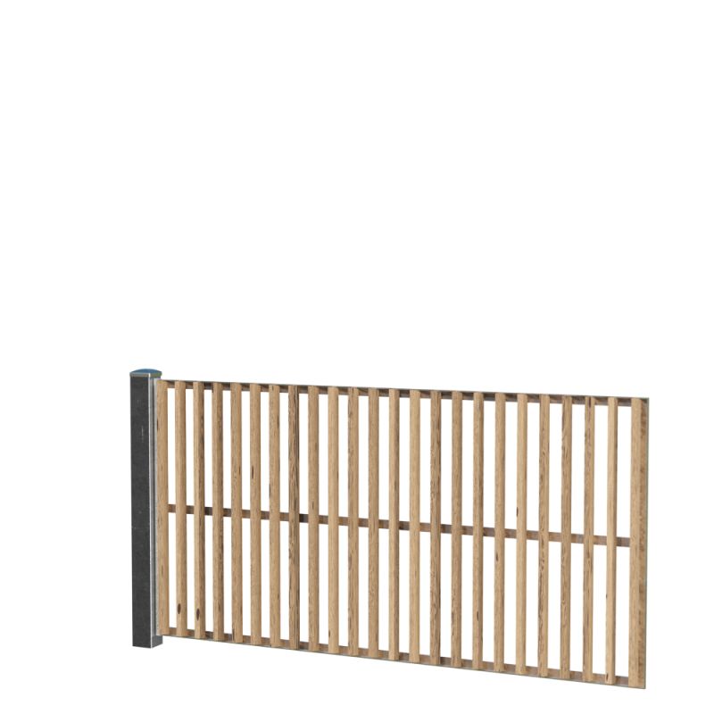 Wimex Fag Trend Lamelhegn Termotræ Galv  Stolpe 995   1863 Mm