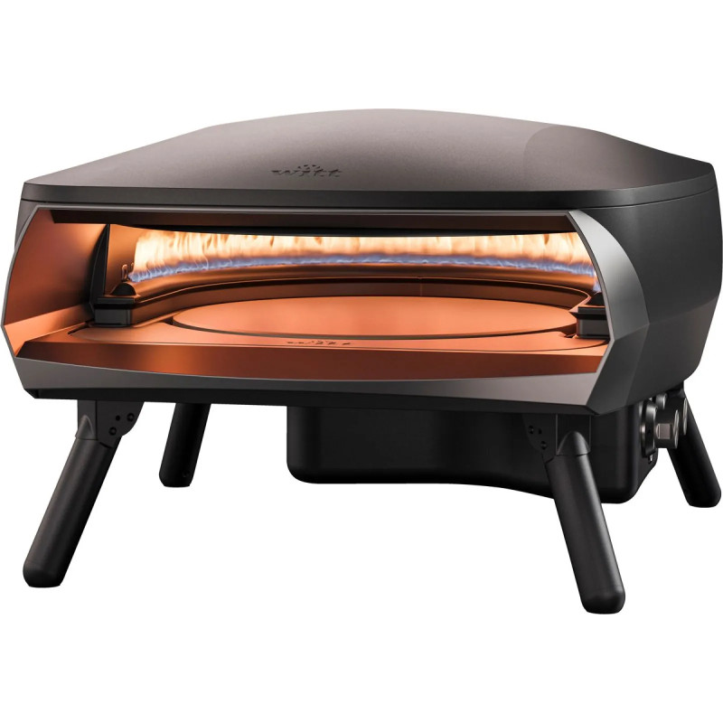 Witt Etna Rotante Pizza Ovn Mat Sort   Med Roterende Pizzasten