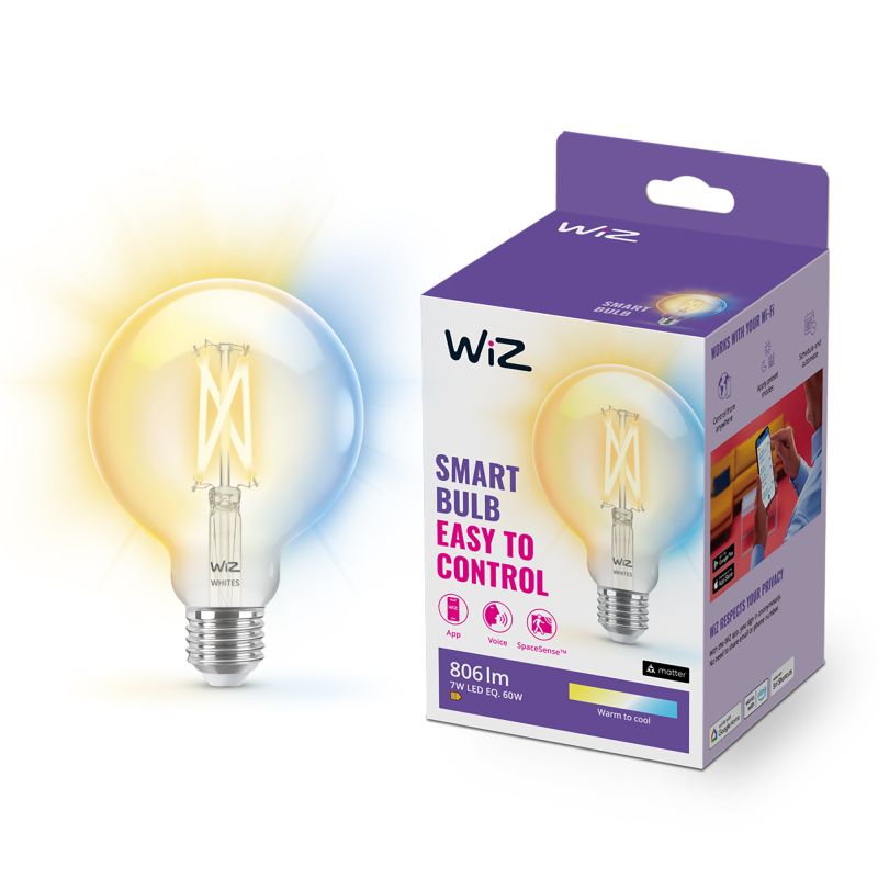 Wiz Pære Filament Klar E27 60w 929003018201