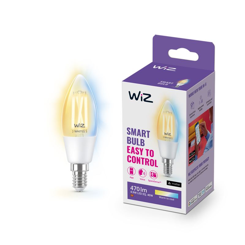 Wiz Pære Filament Klar E14 40w 929003017601