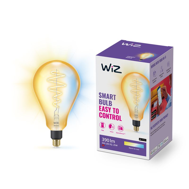 Wiz Pære Filament Rav E27 25w 929003018501