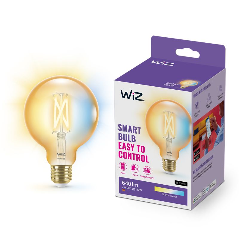 Wiz Pære Filament Rav E27 50w 929003018301