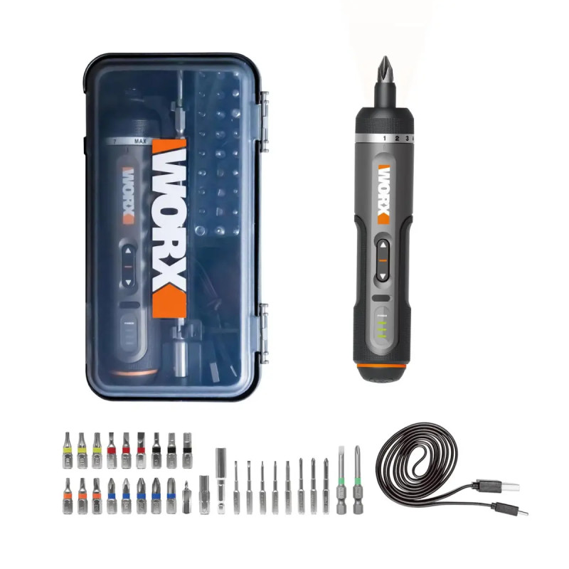 Worx 4v Batteridrevet Skruetrækker   Wx242