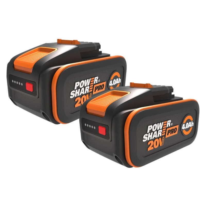 Worx 20v Powershare Pro     Ah Batteri     Stk    Wa3644