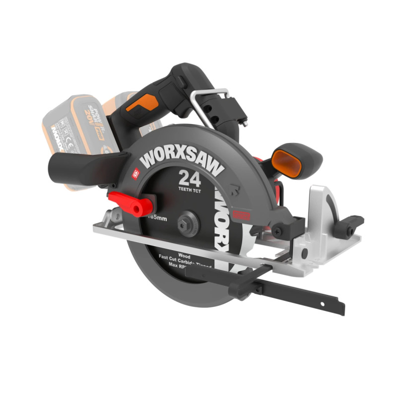 Worx 20v Powershare Rundsav 190 Mm 2x20v   Solo   Wx533