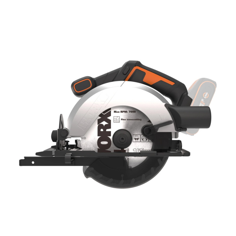 Worx 20v Rundsav 165 Mm   Solo   Wx526