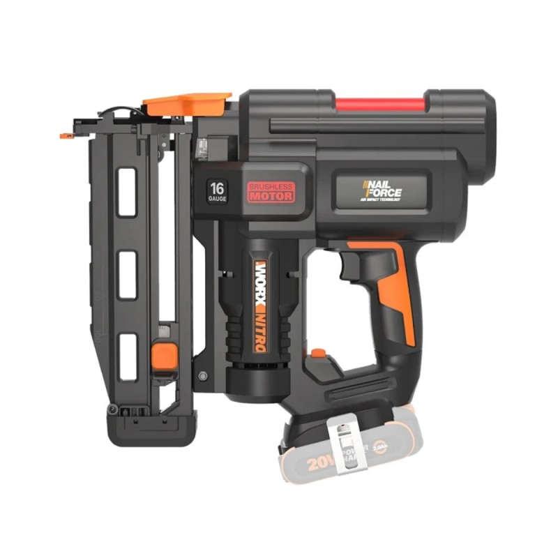 Worx 20v Sømpistol Kulfri   Solo   Wx841