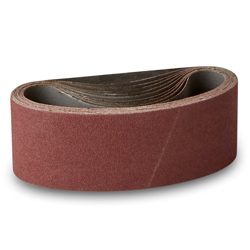60x400mm Lærreds Slibebånd 10 Stk   Korn P40