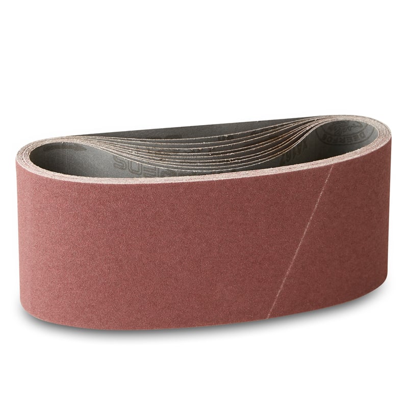 110x620mm Lærreds Slibebånd 10 Stk  Korn P40