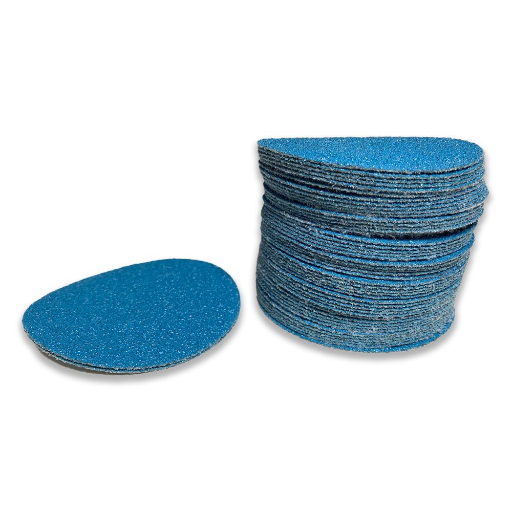 ø75mm Cool Blue Sliberondeller Til Excentersliber 50 Stk Korn P40